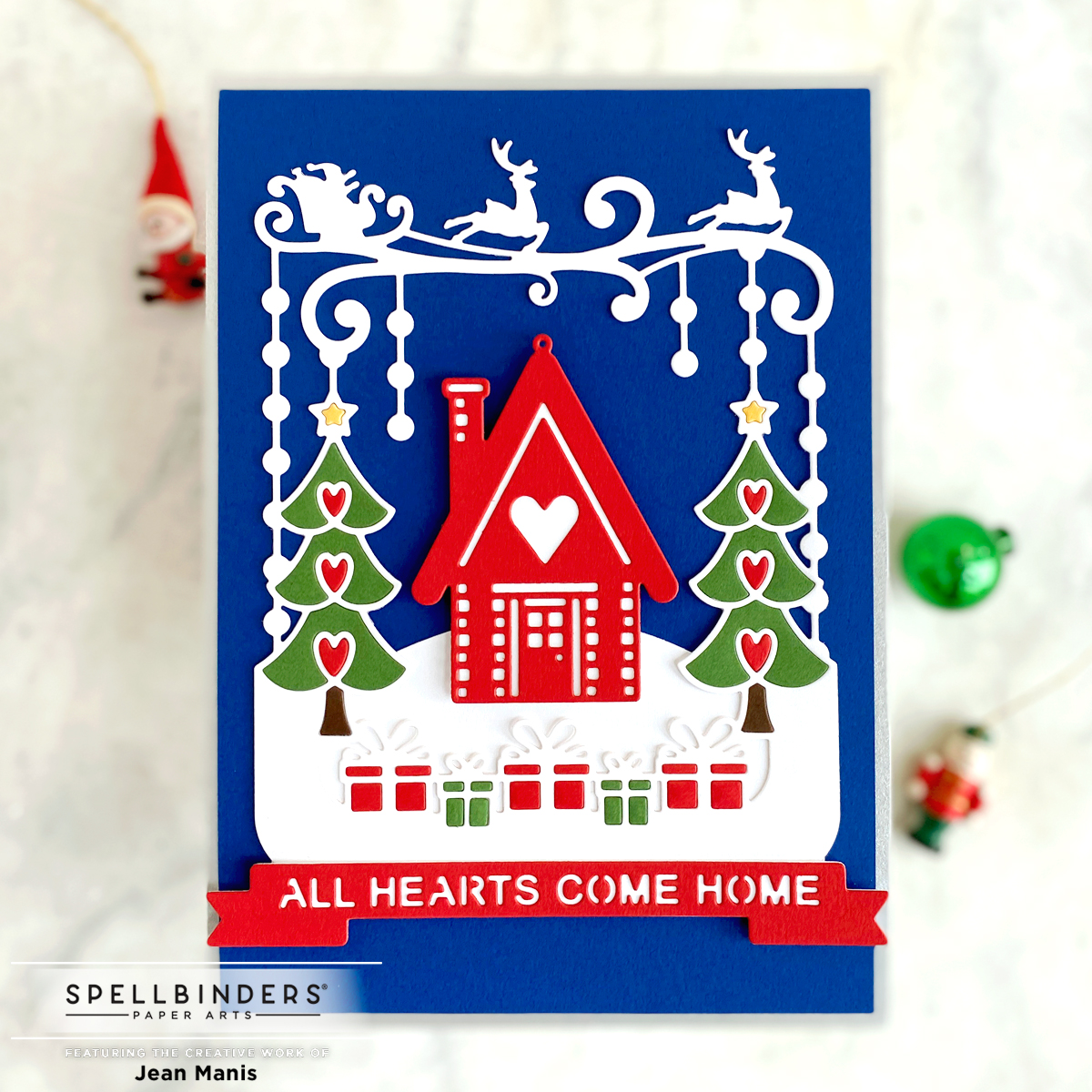 Spellbinders | Christmas Flourish All Hearts Come Home