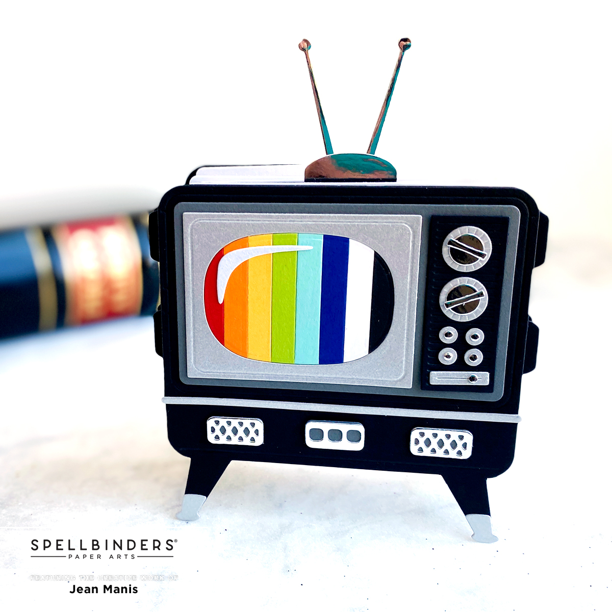 Spellbinders | 3D Vignette Retro Television