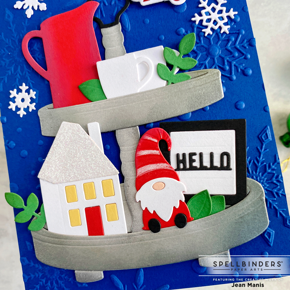 Spellbinders | Tiered Tray for Christmas