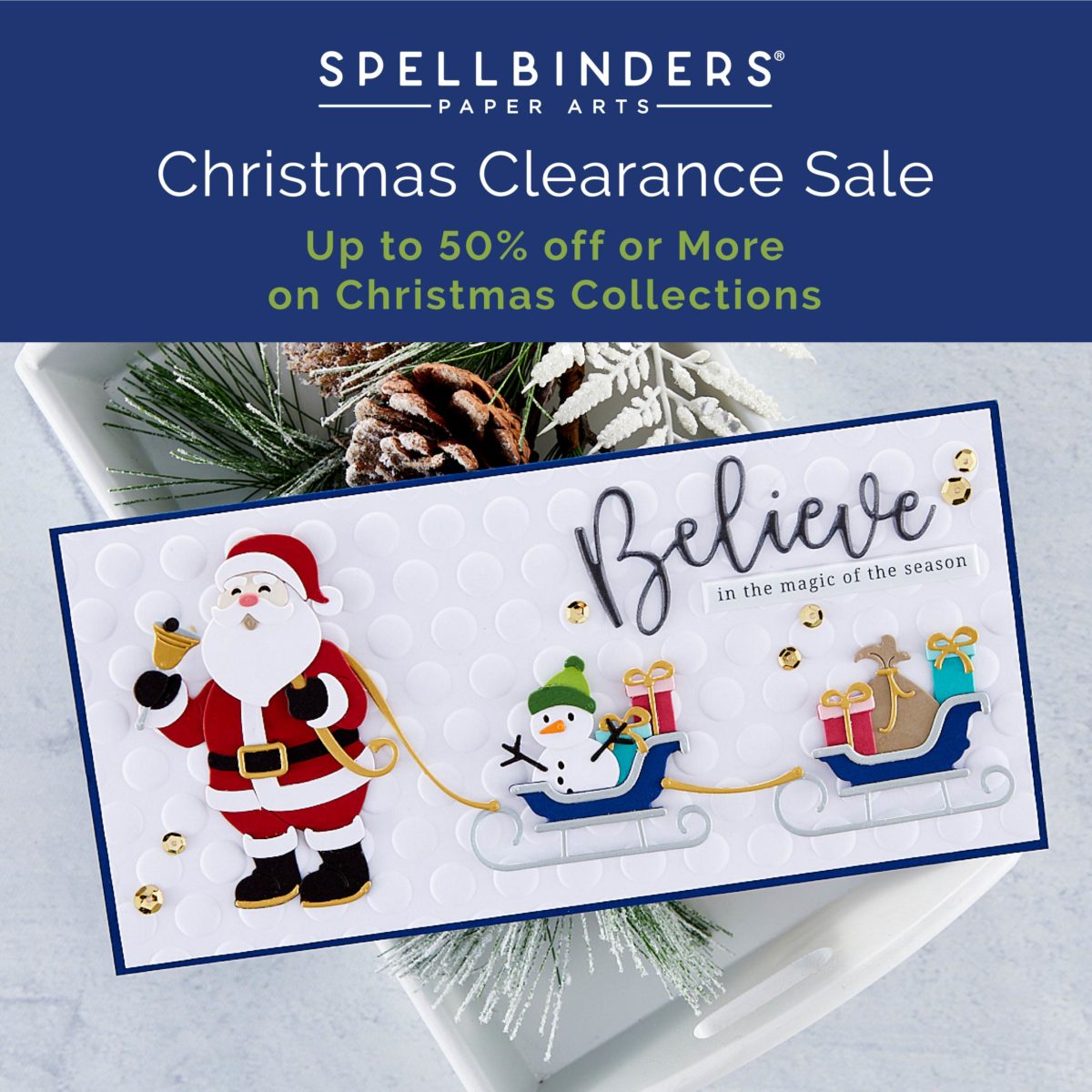 Spellbinders | Holiday Birds + A Christmas Clearance Sale