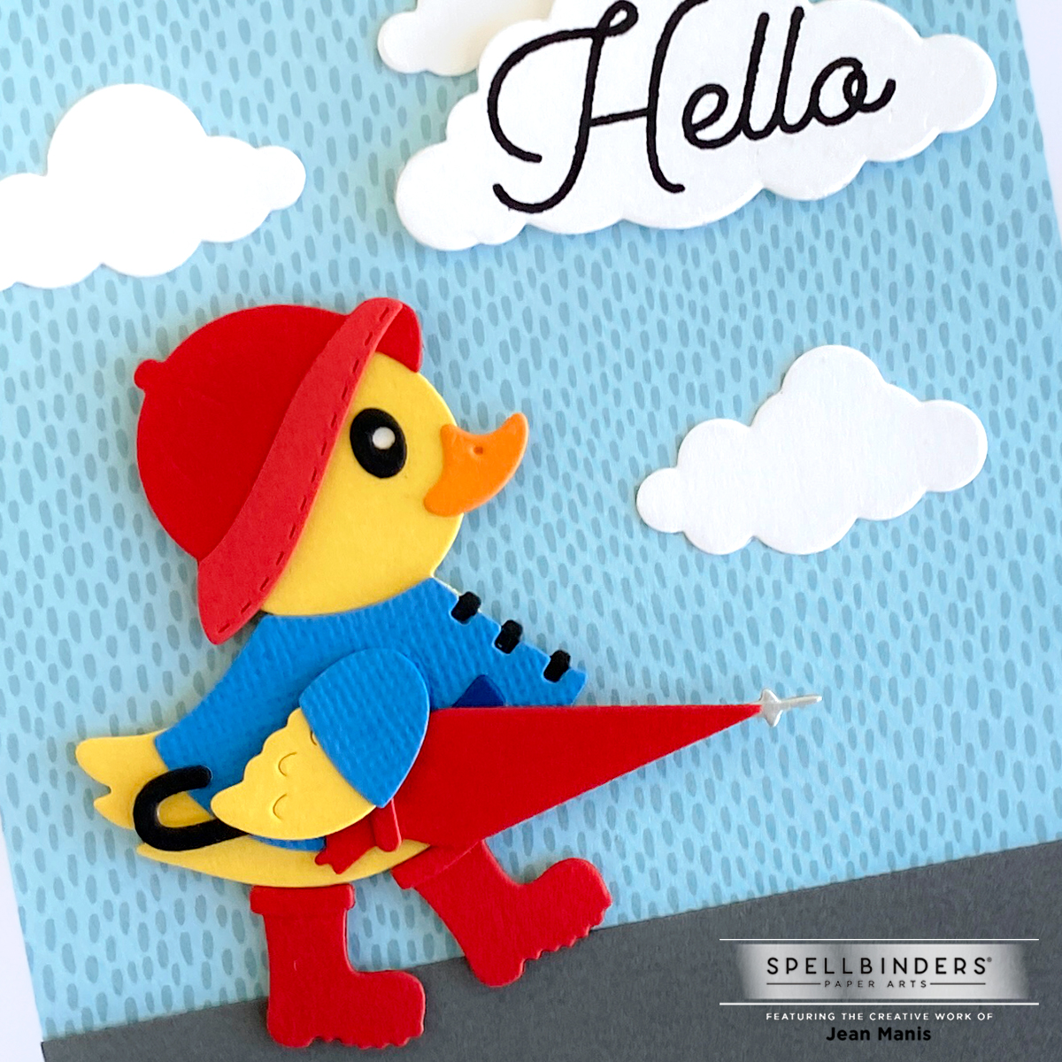 Spellbinders | Duck with Umbrella