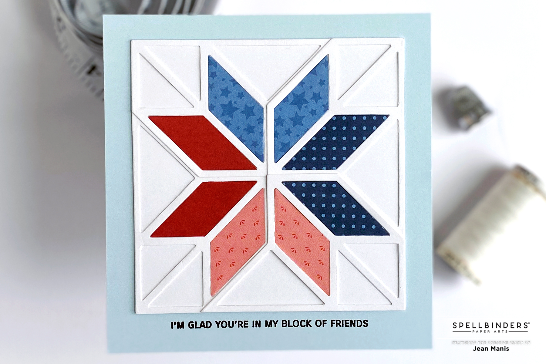 Spellbinders | Eight Point Star Quilt Square