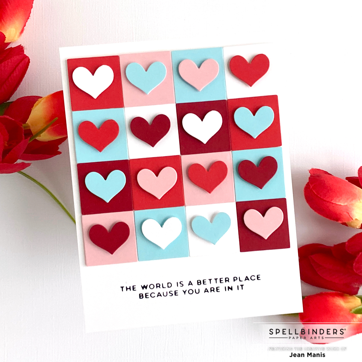 Spellbinders | Color Block Valentine