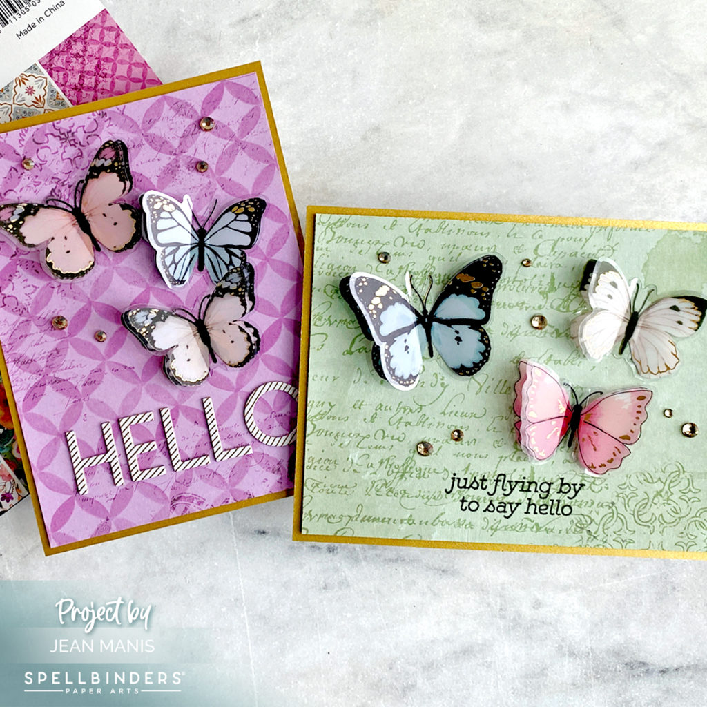 Spellbinders - Floral Friendship Dimensional Butterfly Stickers