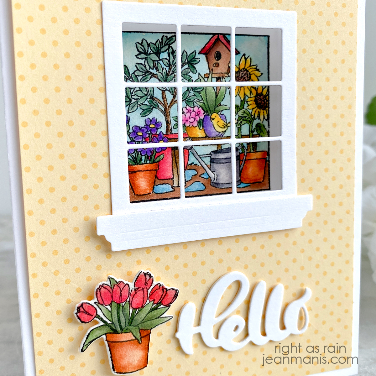 Art Impressions | Watercolored Blooming Window