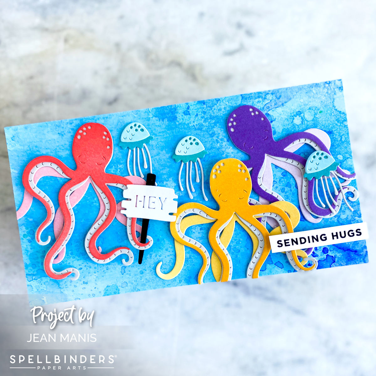 Sending Hugs from the Sea | Spellbinders Small Die Kit Club