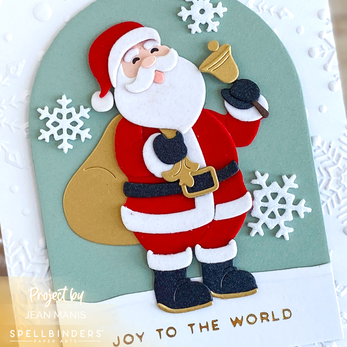 Spellbinders Etched Dies from Classic Christmas Collection-Santa'S Here!