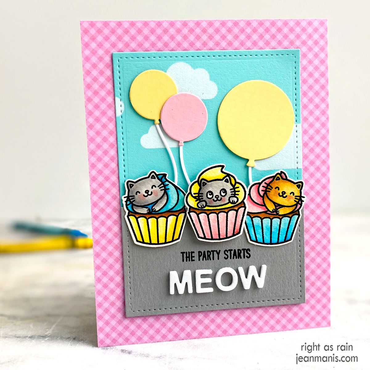 Sunny Studio Stamps | Playful Cats in Cupcakes