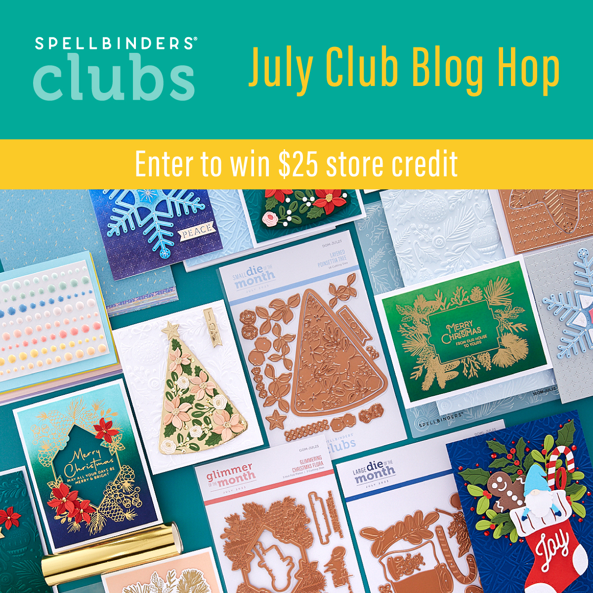 Spellbinders | July 2023 Clubs Inspiration Blog Hop