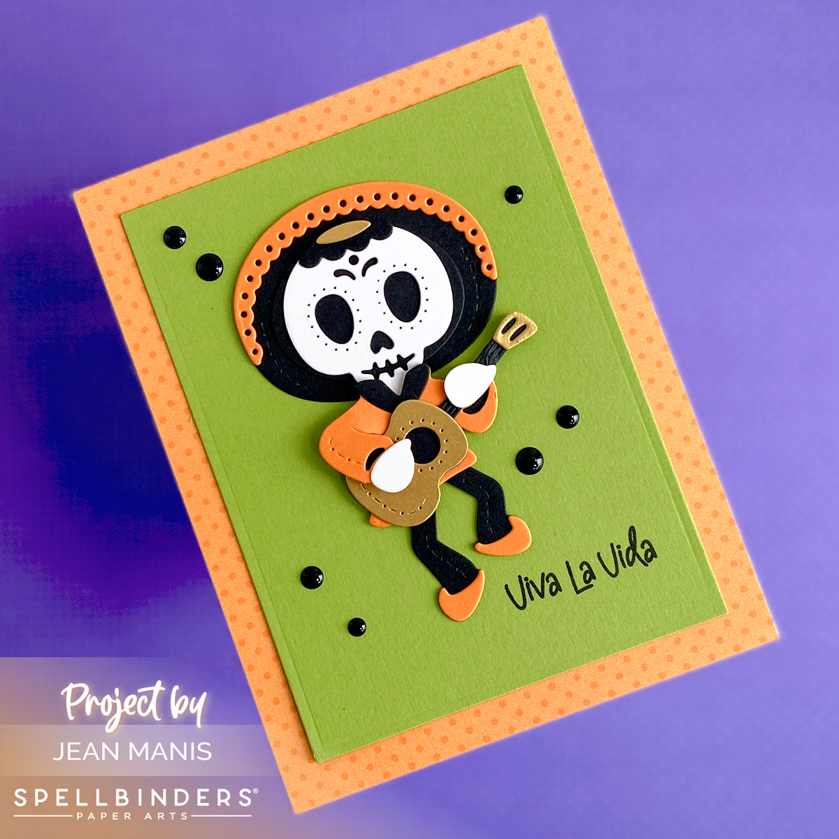 Spellbinders | Day of the Dead Mariachi Card