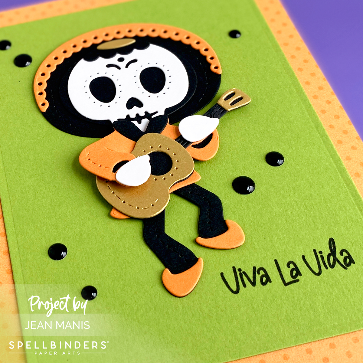 Spellbinders | Day of the Dead Mariachi Card