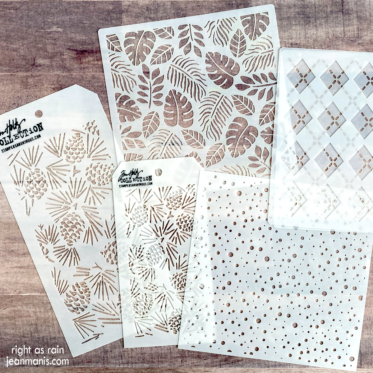 Creating Card Backgrounds with Stencils | Stencils