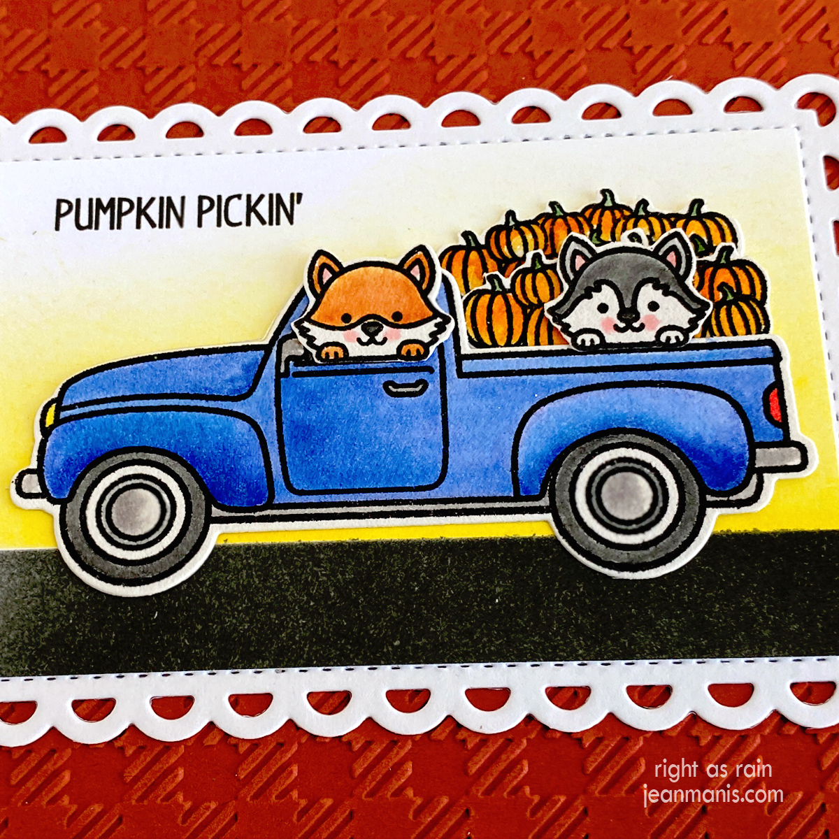 Sunny Studio Stamps | Truckload of Pumpkins