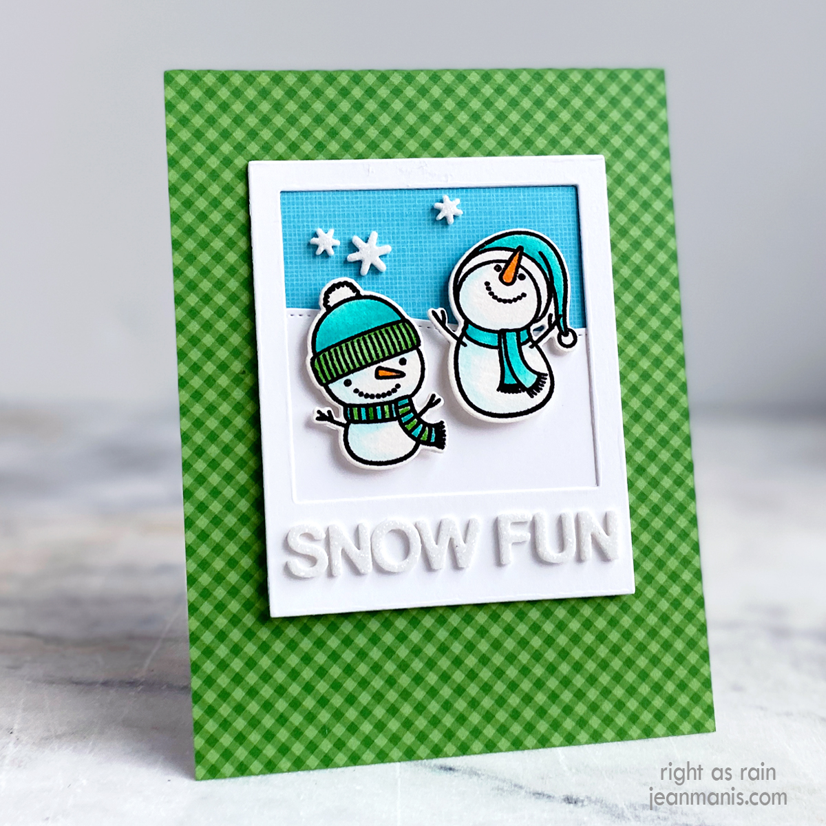 Sunny Studio Stamps | Snowman Kisses