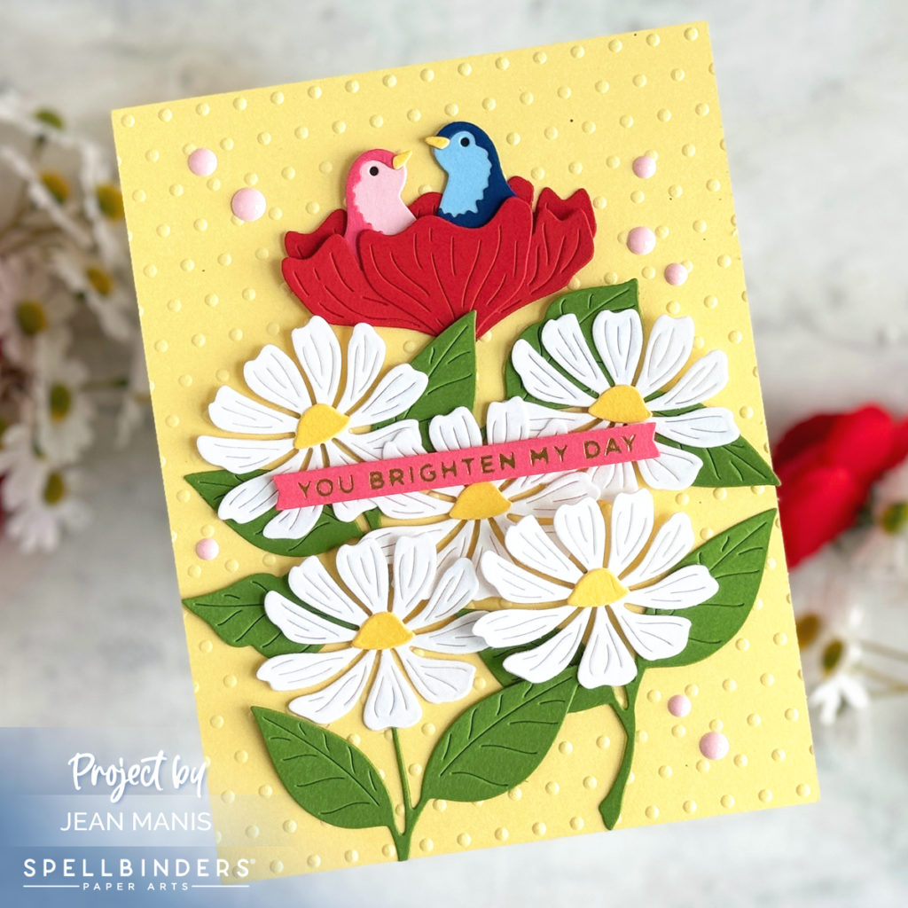 Spellbinders January Small Die of the Month - Right as Rain