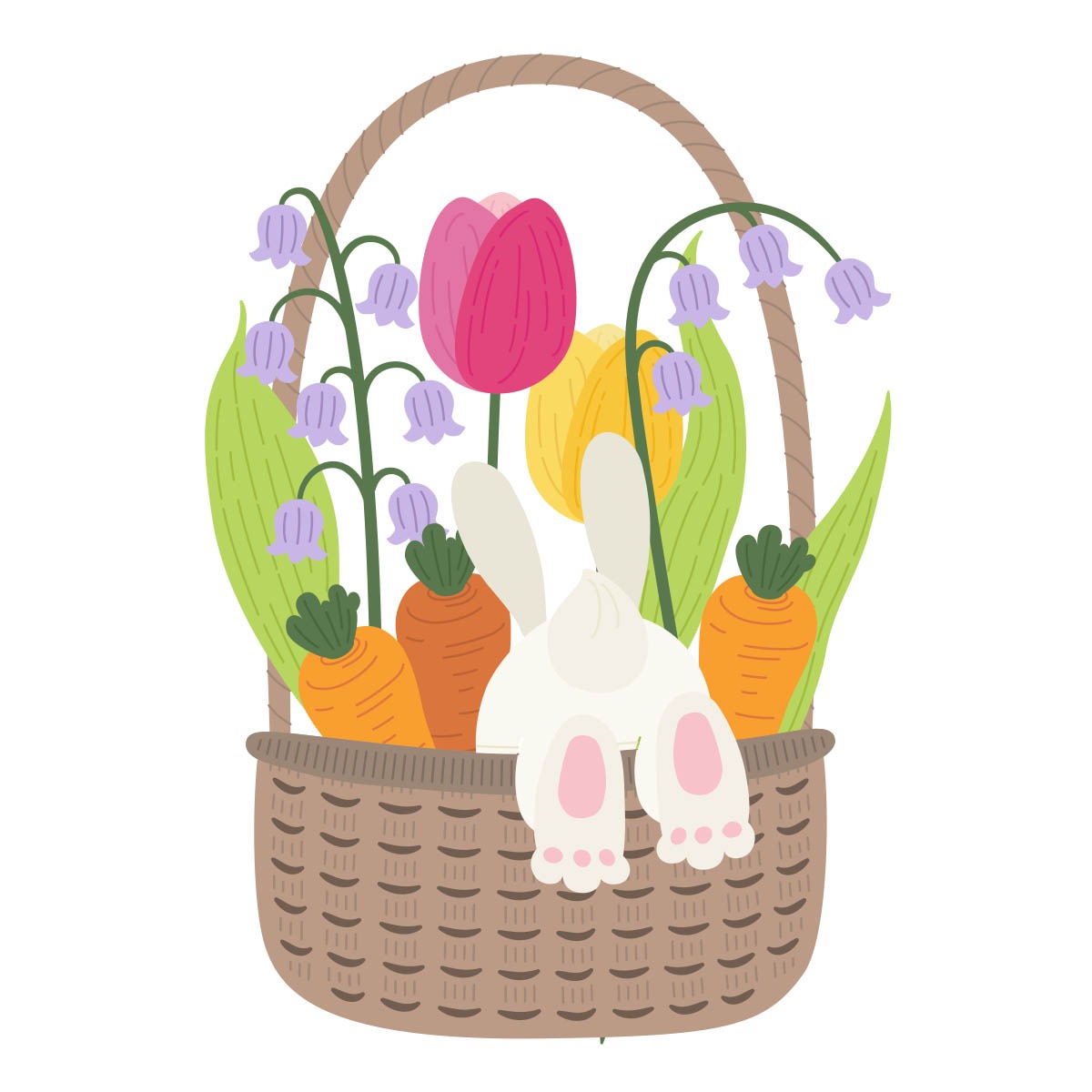 Spellbinders | Floral Bunny Basket