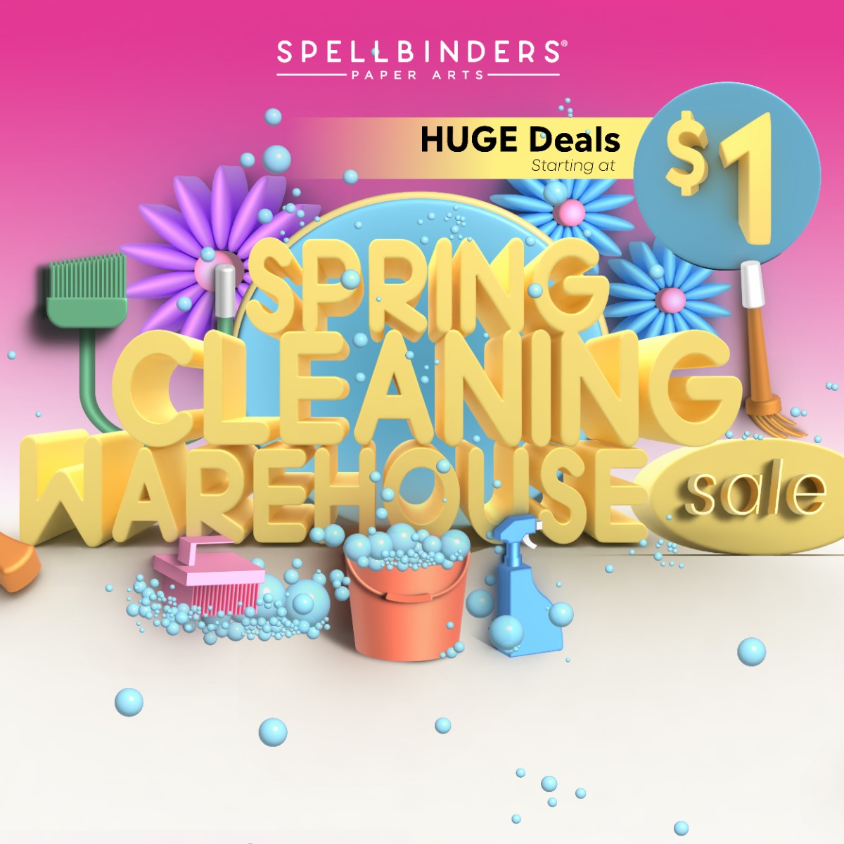 Spellbinders APR 2024 Spring Cleaning Warehouse Sale
