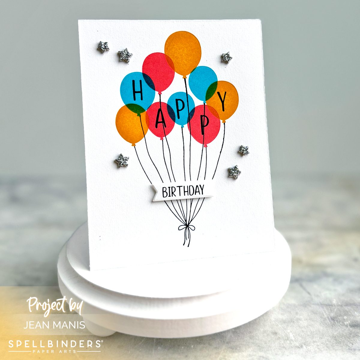 Happy Hooray Balloons Birthday Card