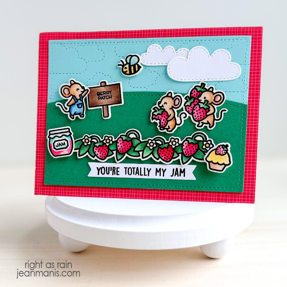 Lawn Fawn | Berry Sweet Card