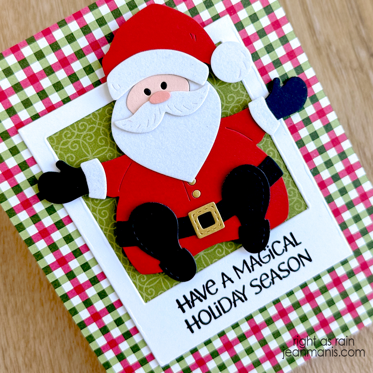 Impression Obsession | Santa Christmas Card