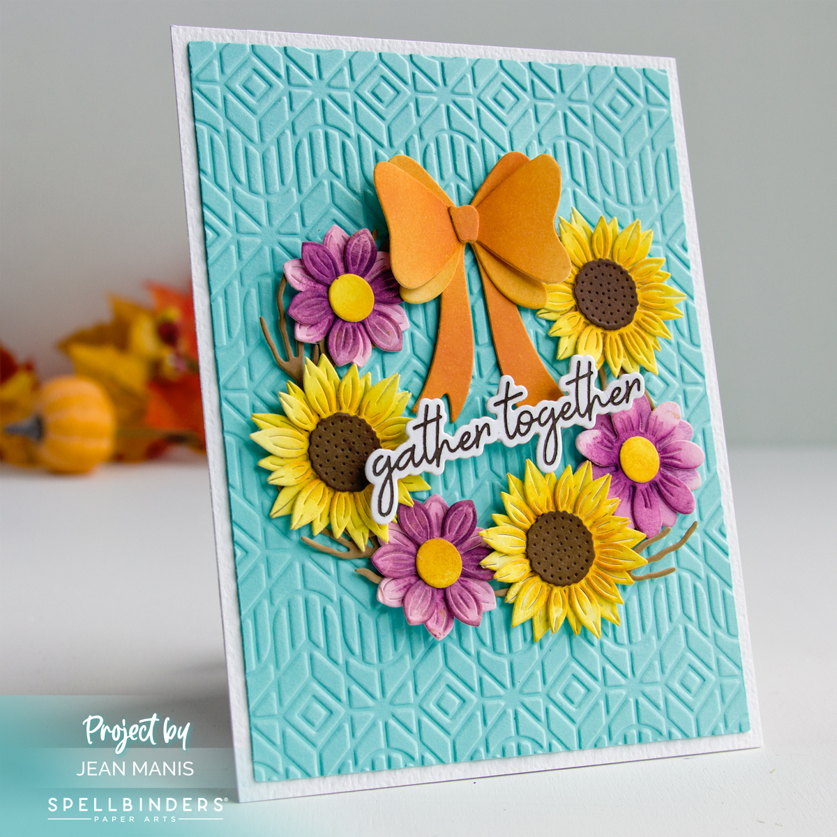 Spellbinders | Fall Wreath Card