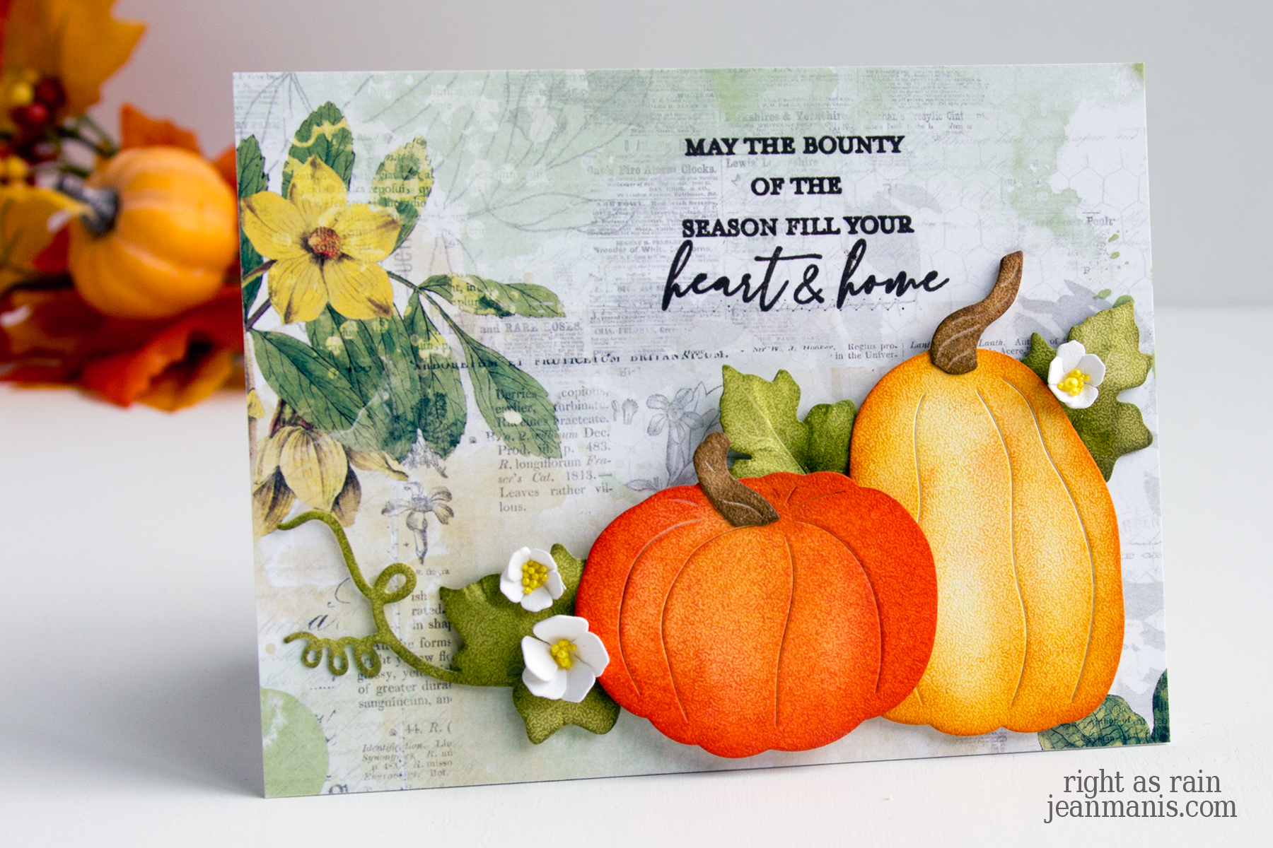 Celebrate Fall with a Pumpkin-Themed Card