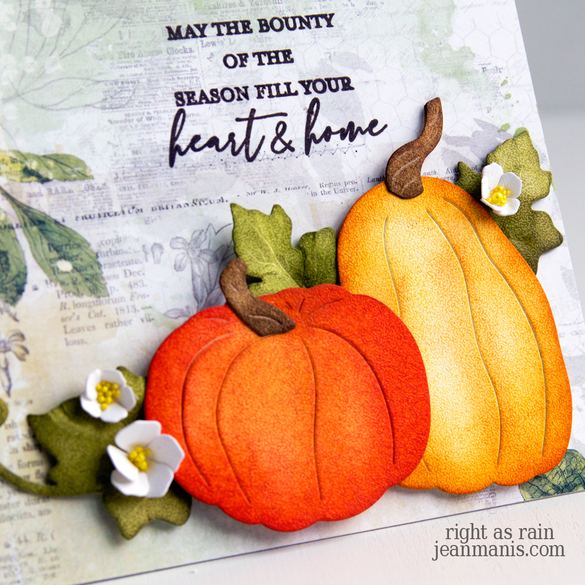 Celebrate Fall with a Pumpkin-Themed Card