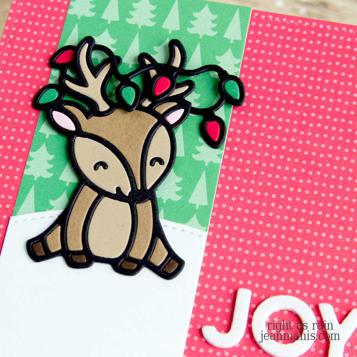 Festive Deer Card for 52CCT Challenge