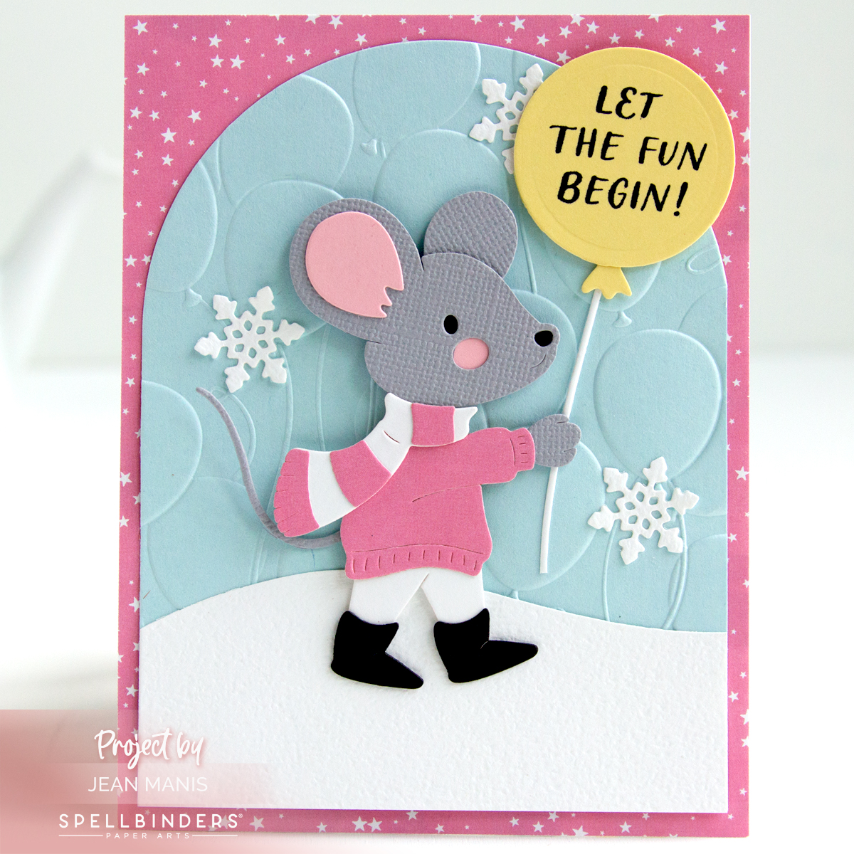 Spellbinders | Winter Birthday Card