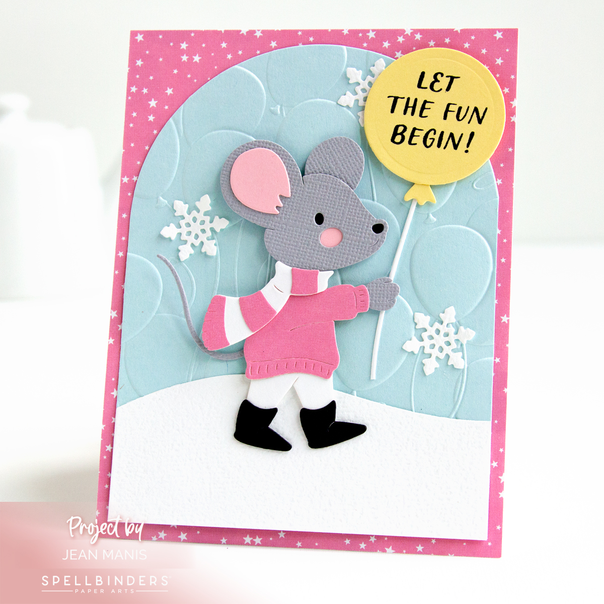 Spellbinders | Winter Birthday Card