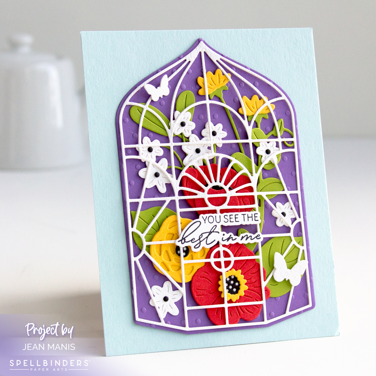 Spellbinders Botanical Atrium Card