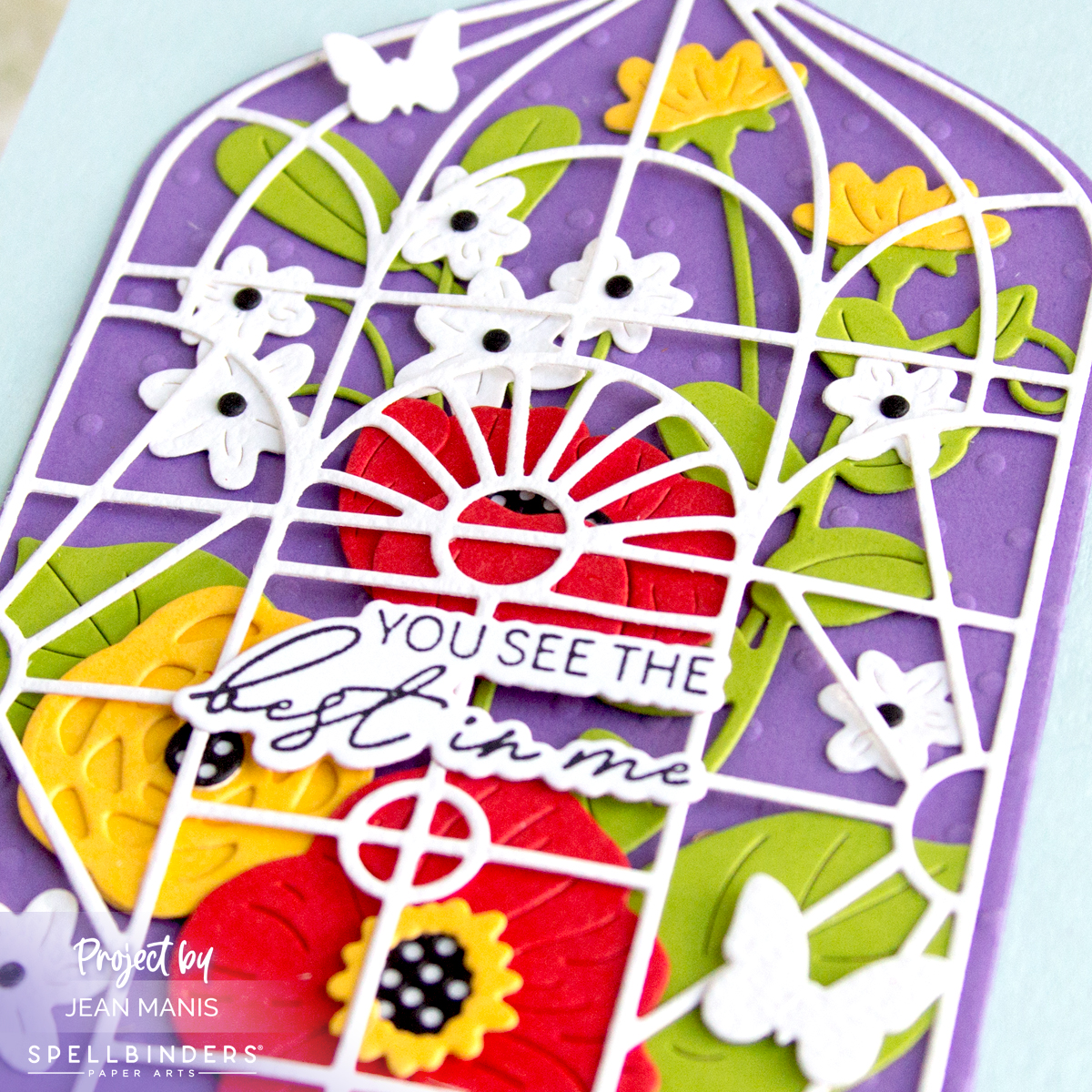 Spellbinders Botanical Atrium Card