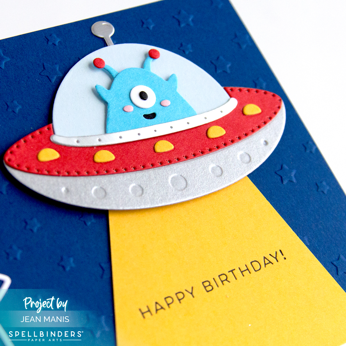 Out-of-This-World Alien Birthday Card