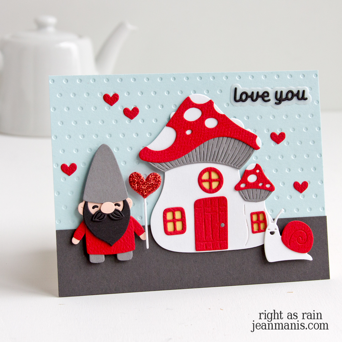 Gnome-Themed Valentine Card