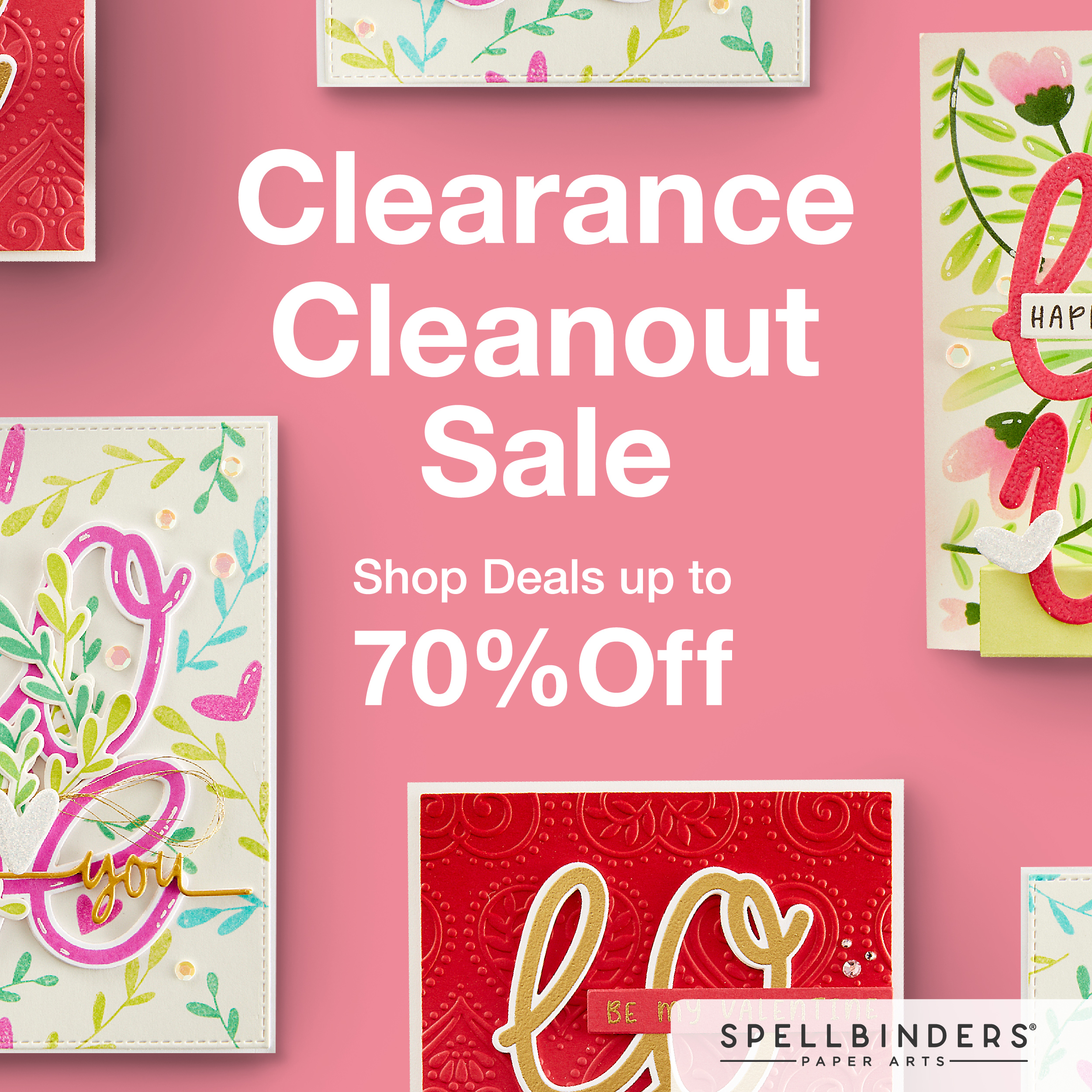 Spellbinders Clearance Cleanout