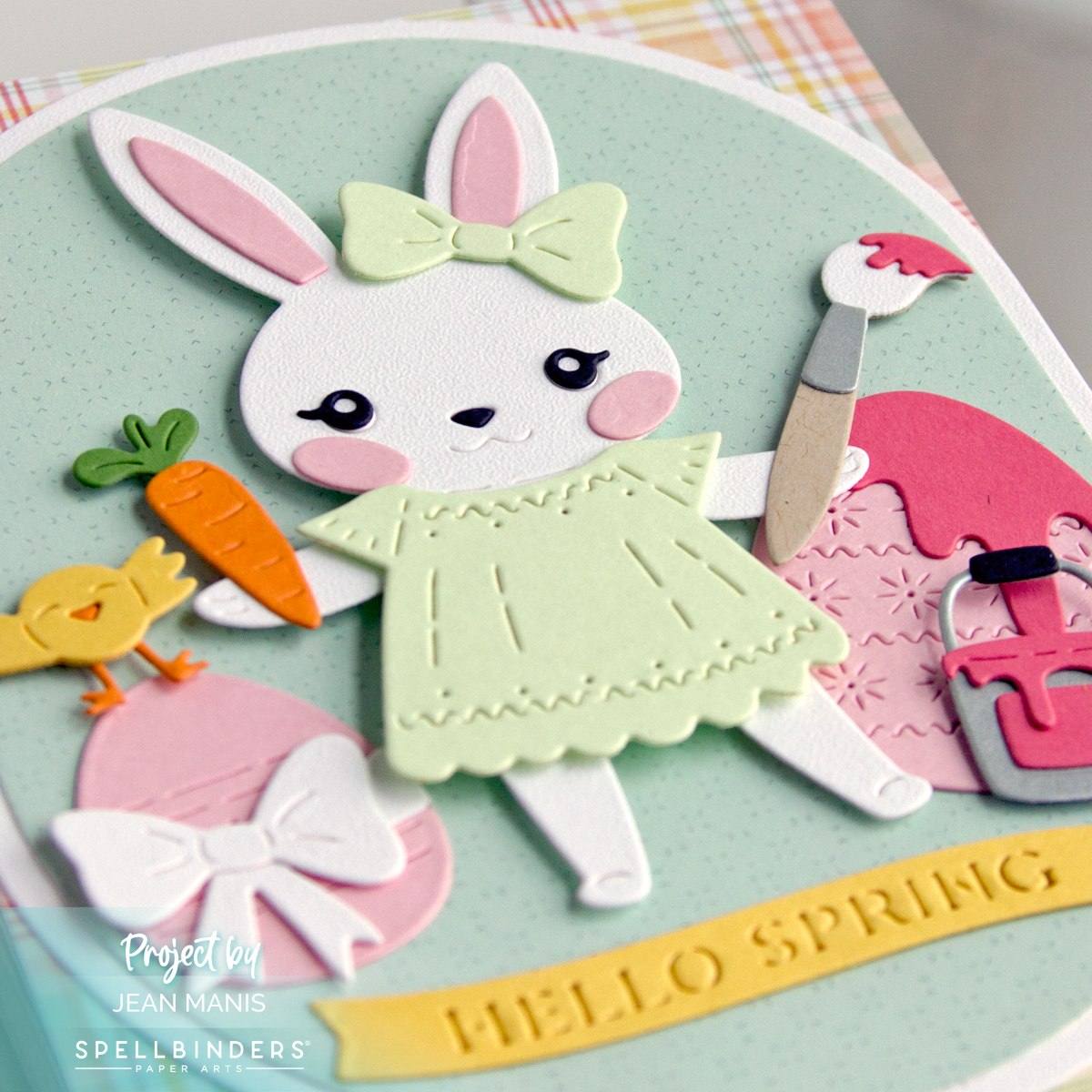 Step Into Spring with a Bunny Easter Card