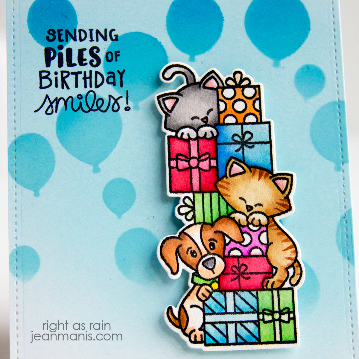 Mixed Media Birthday Card | Newton’s Nook