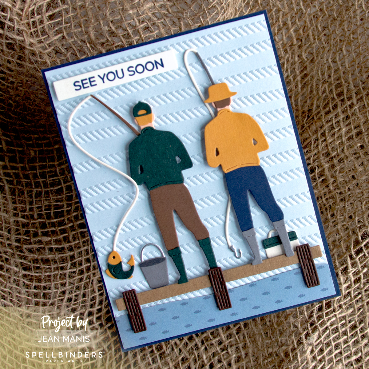 Fishing-Themed See You Soon Card