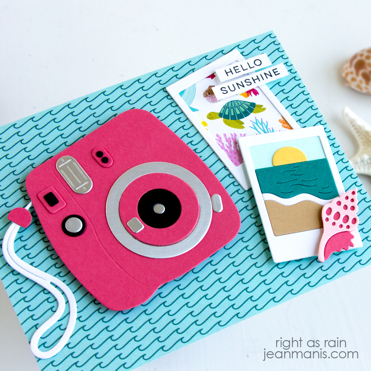 Hero Arts | Instax-Inspired Beach Card