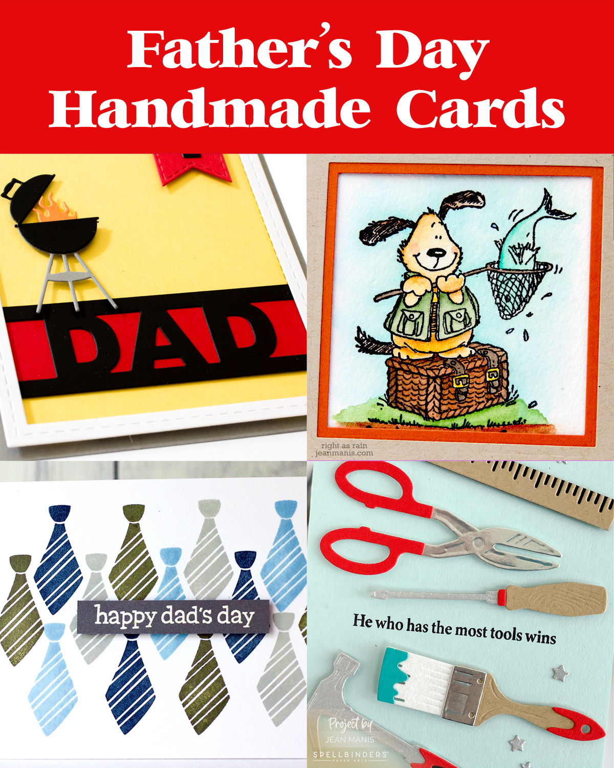 Handmade Father’s Day Cards Round-Up