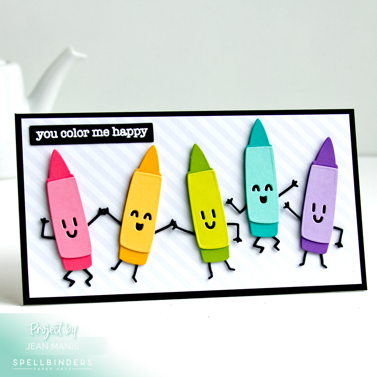 Cheerful Crayon Card with May 2025 Caboodle Bonus Set