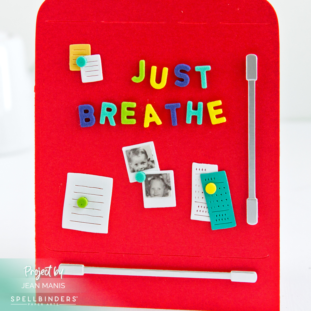 Encouragement Card: Fridge Door Scene