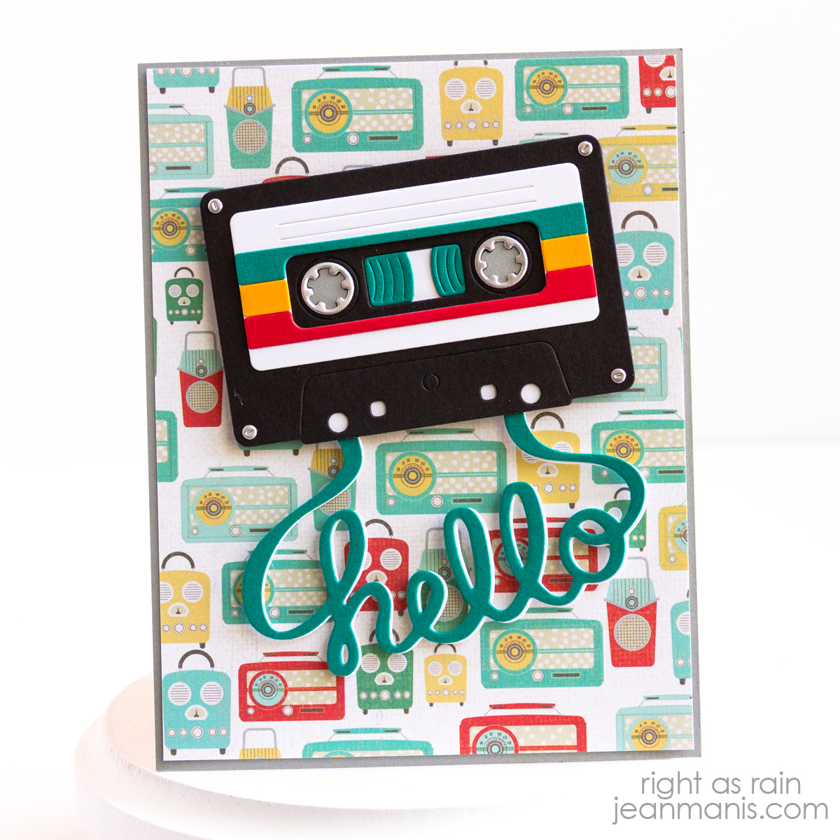 Hero Arts | Retro Cassette Hello Card