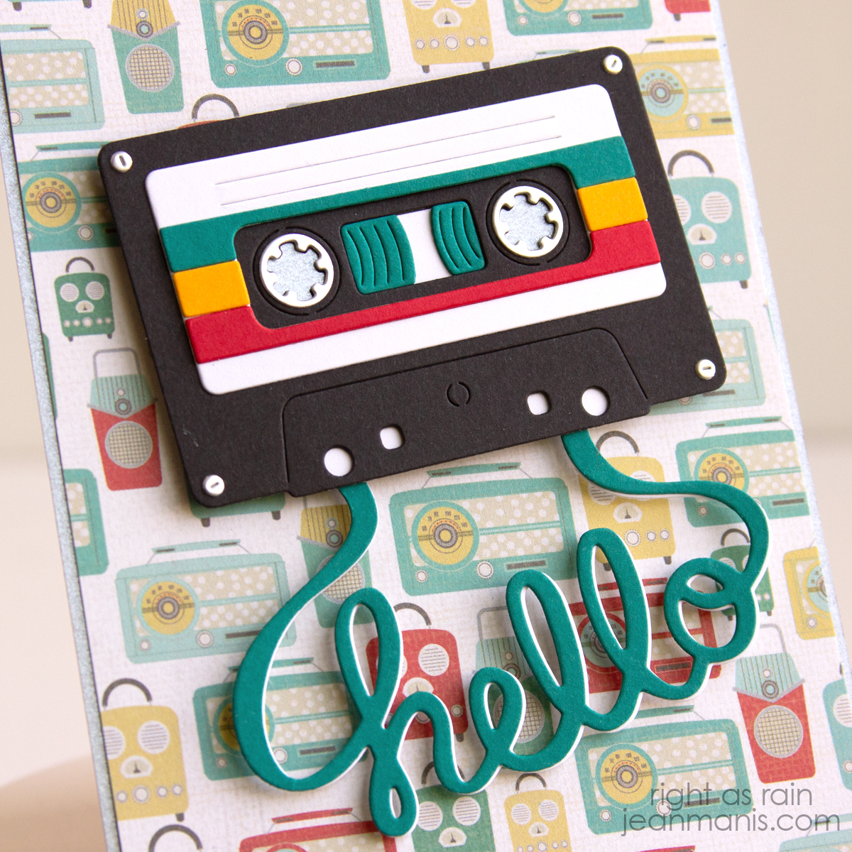 Hero Arts | Retro Cassette Hello Card