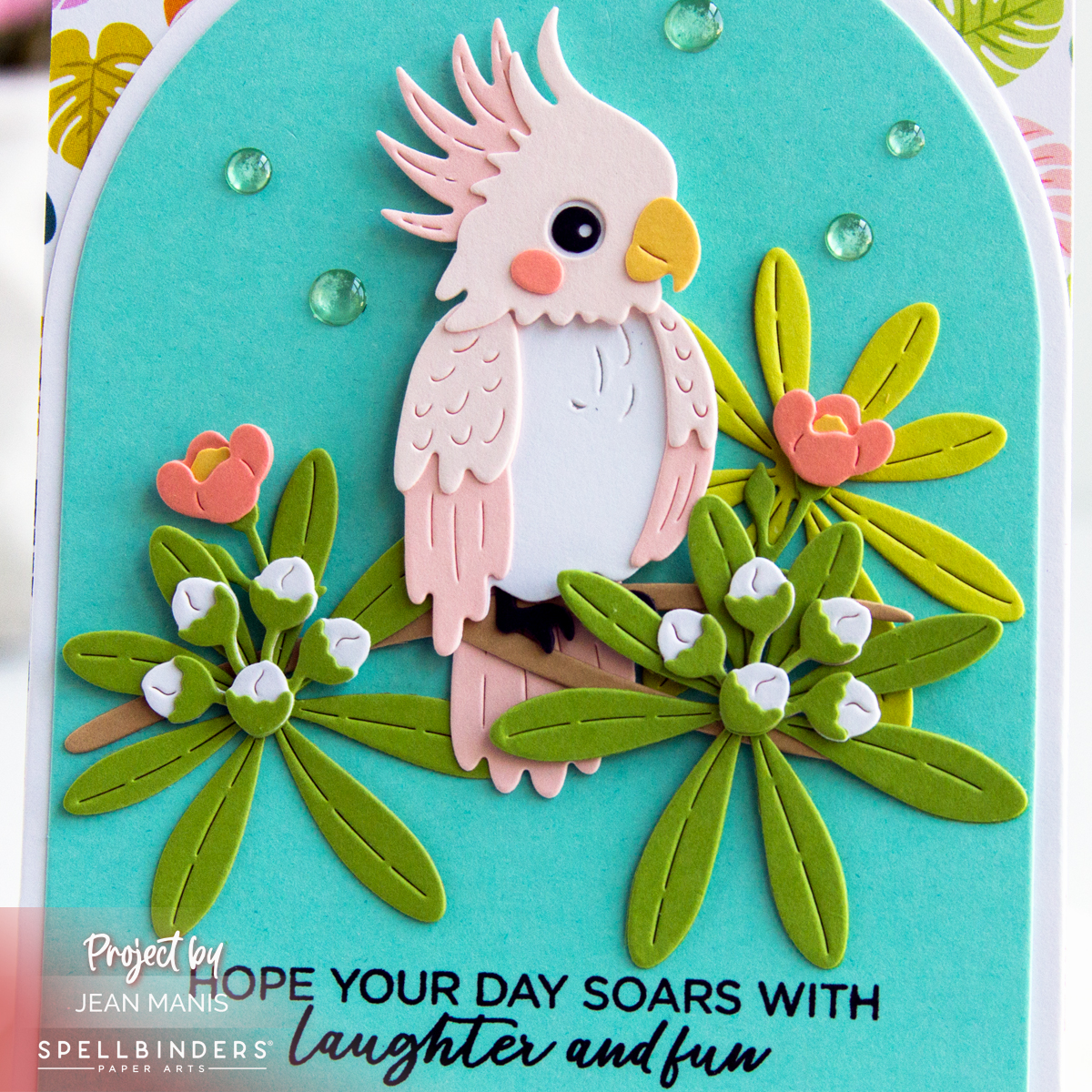 Spellbinders | Cheerful Bird Card