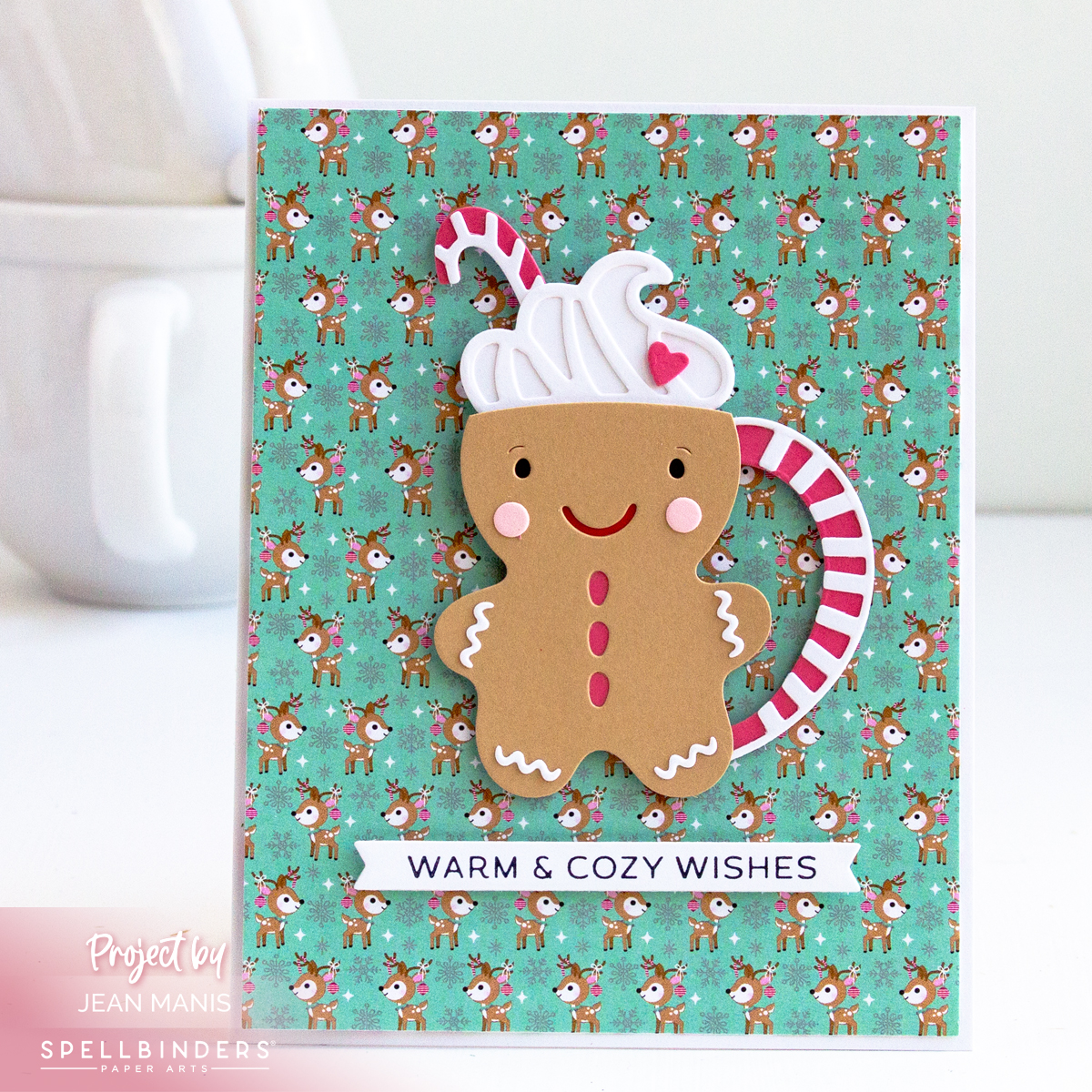 Spellbinders | Gingerbread Mug Card