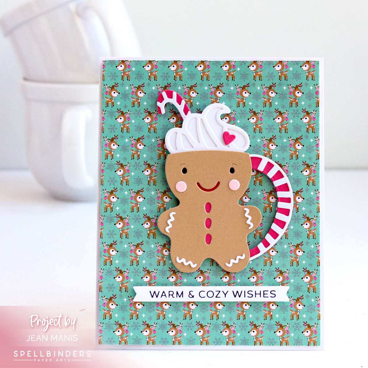 Spellbinders | Gingerbread Mug Card