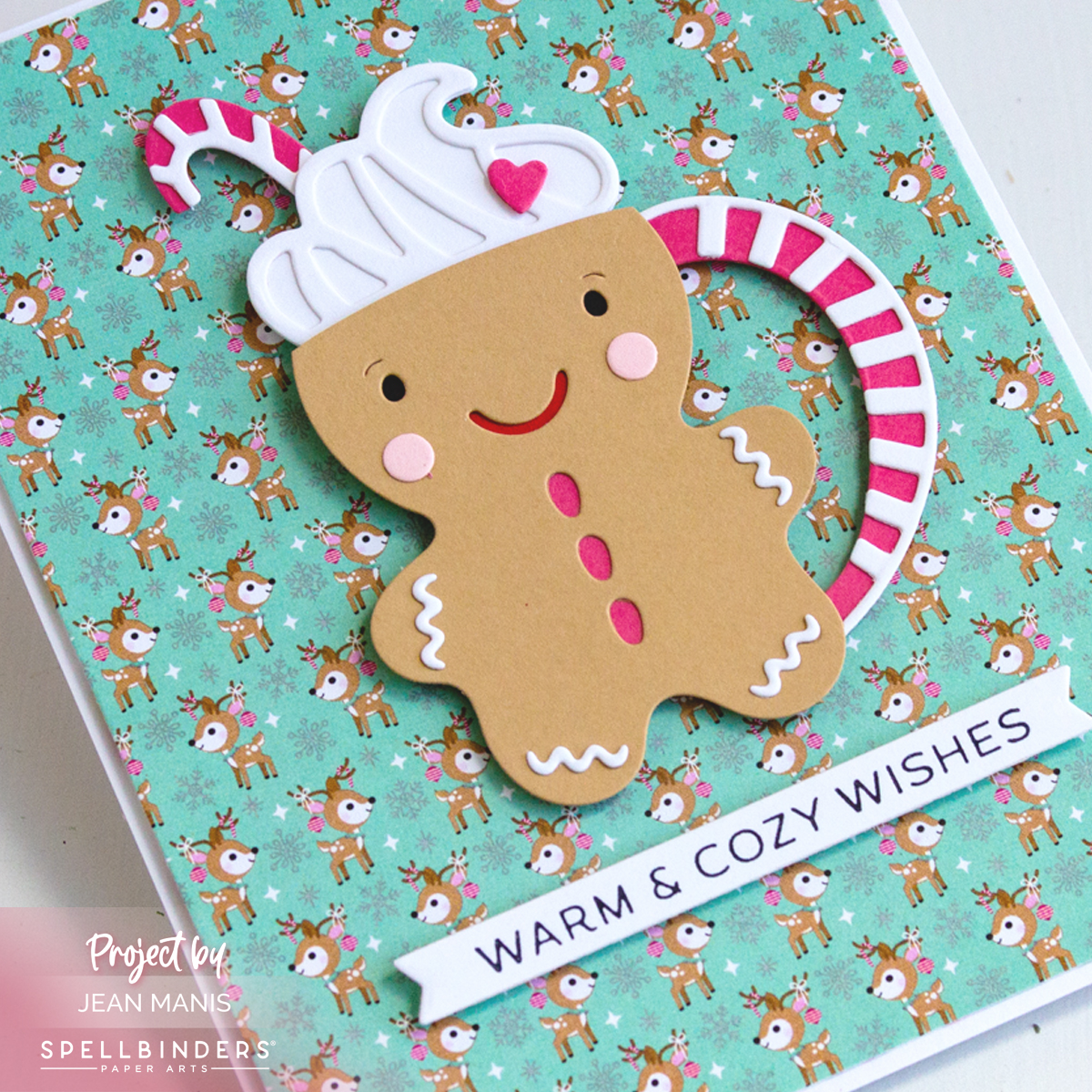 Spellbinders | Gingerbread Mug Card