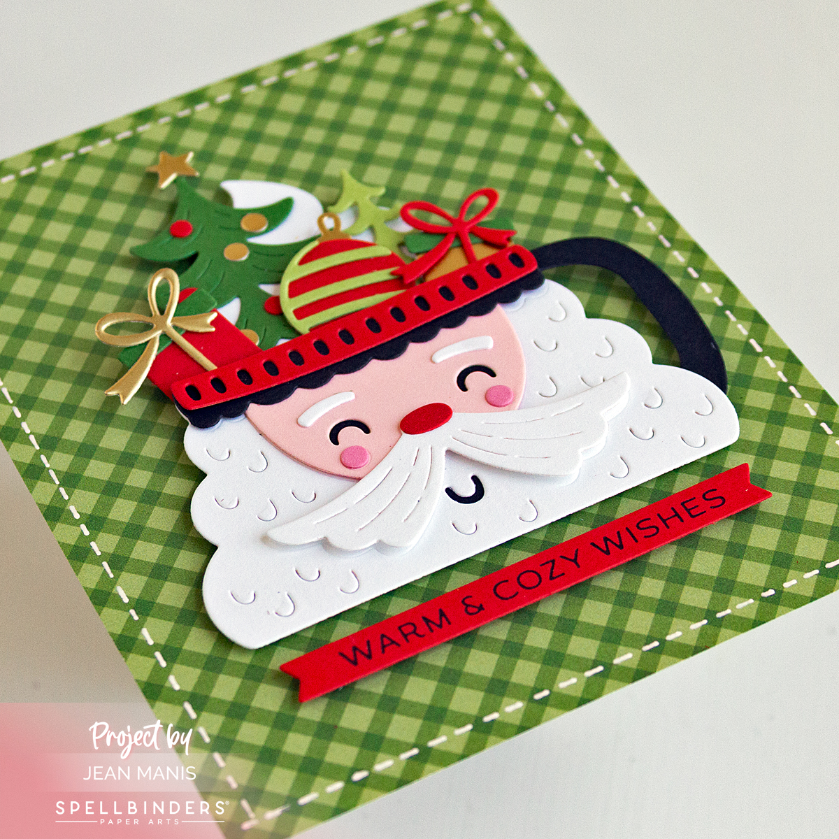 Spellbinders | Whimsical Santa Mug Card