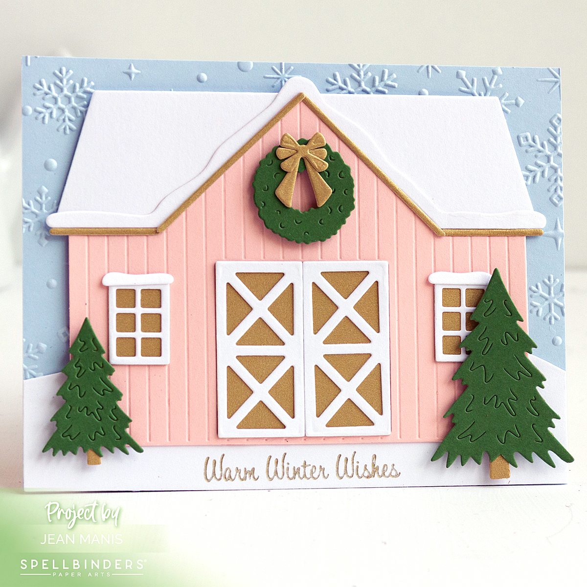 Spellbinders | New Take on a Holiday Barn